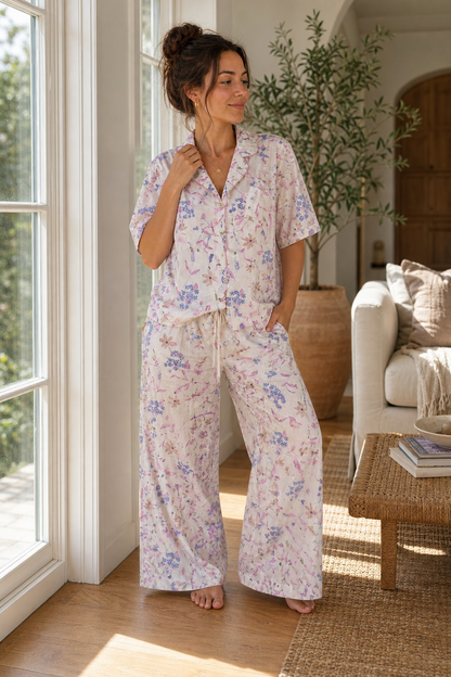 Pyjama Fleuri Pastel